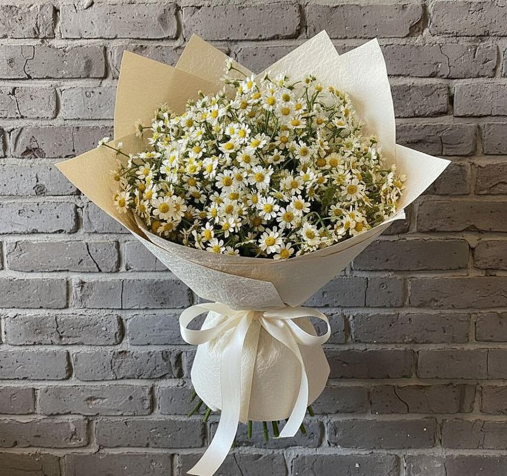 Букет цветов из: Ромашки в Дубне Чеховского района