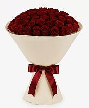 Букет 101 Бордовая роза Блэк Бакарра в Дубне Чеховского района