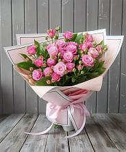 Букет Розовый кустик в Дубне Чеховского района