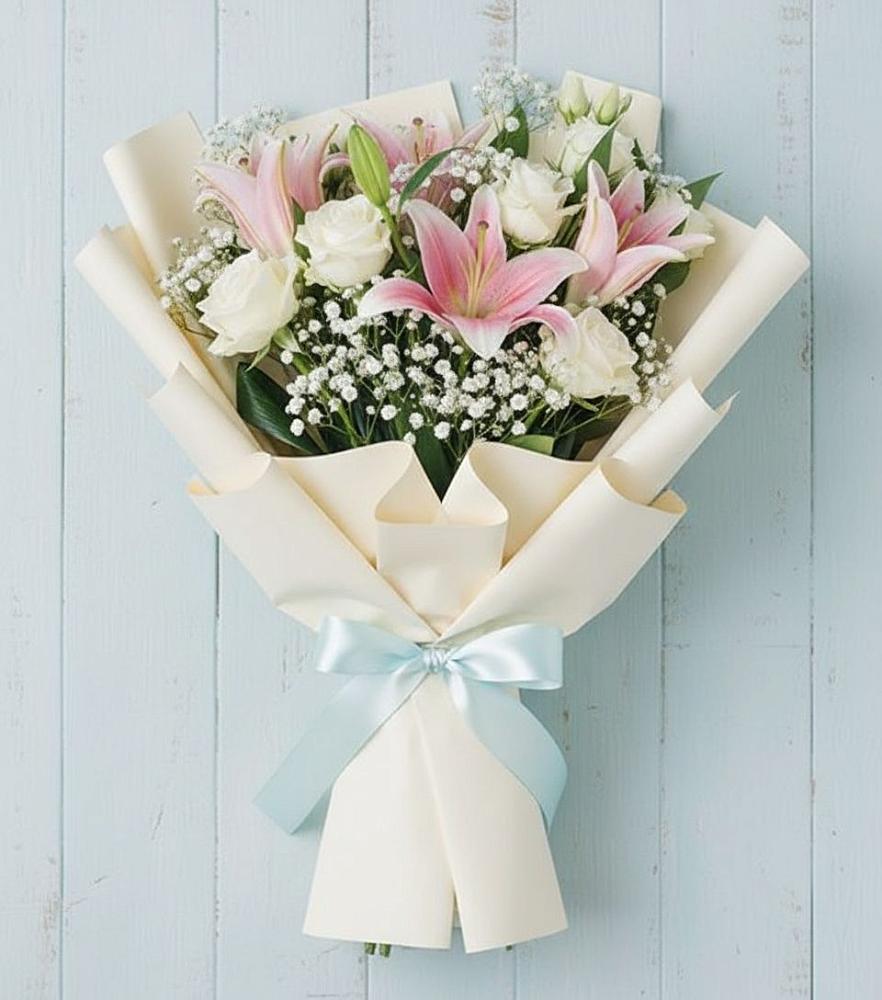 Букет цветов из: Лилии в Дубне Чеховского района