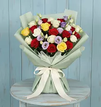 Букет цветов из:  Розы в Дубне Чеховского района