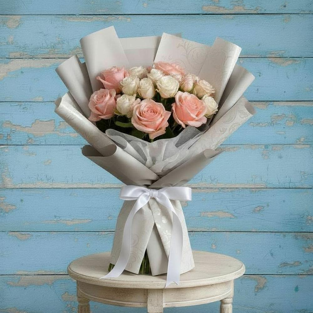 Букет цветов из: Розы в Дубне Чеховского района