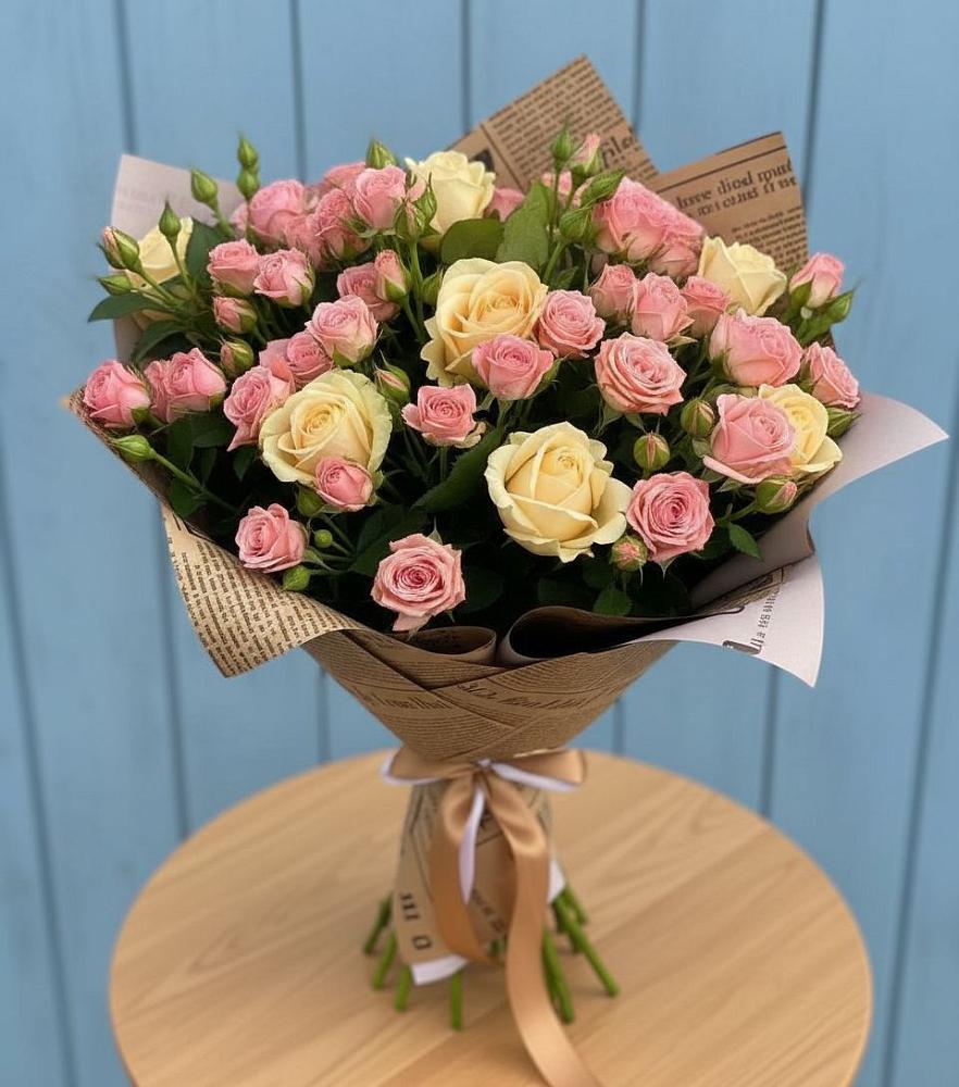 Букет цветов из: Розы в Дубне Чеховского района