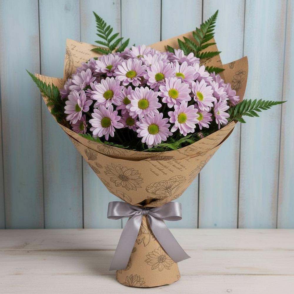 Букет цветов из: Хризантемы в Дубне Чеховского района