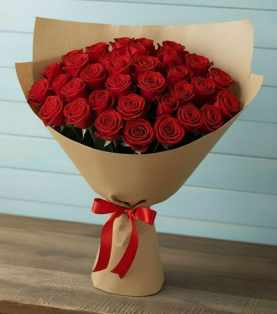Букет Красные розы Милано в Дубне Чеховского района