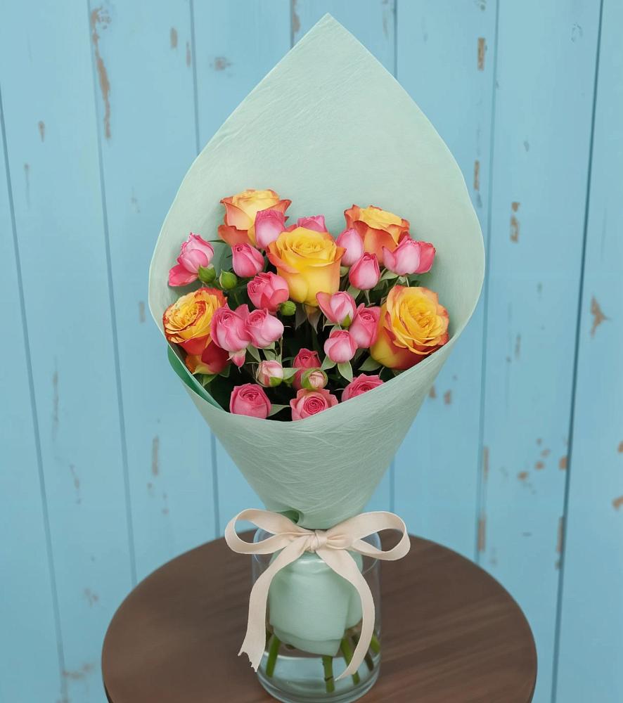 Букет цветов из: Розы в Дубне Чеховского района