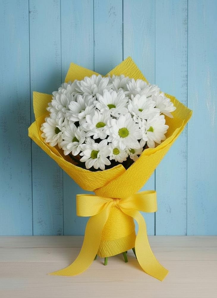 Букет цветов из: Хризантемы в Дубне Чеховского района