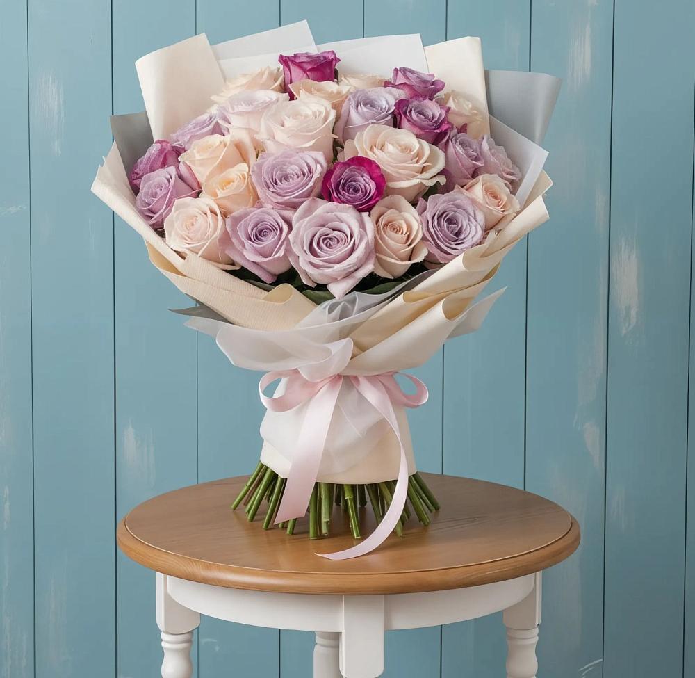 Букет цветов из: Розы в Дубне Чеховского района