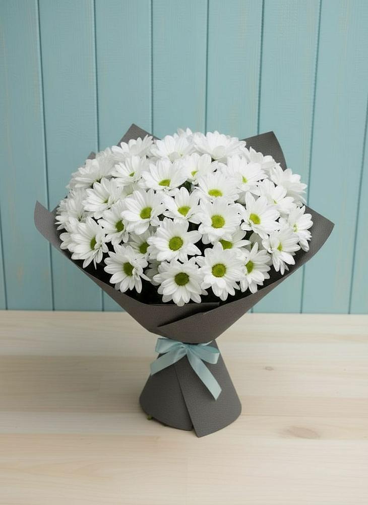 Букет цветов из: Хризантемы в Дубне Чеховского района