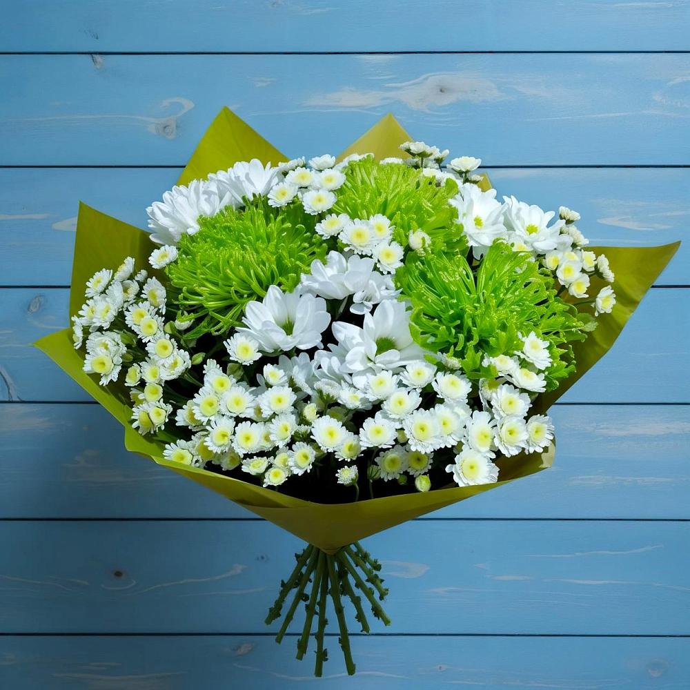 Букет цветов из: Хризантемы в Дубне Чеховского района