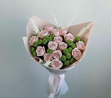 Букет цветов из:  Розы и Хризантемы #REPLACE_PRED# Дубне Чеховского района