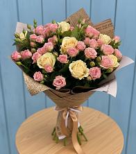Букет цветов из:  Розы в Дубне Чеховского района