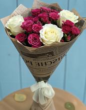Букет цветов из:  Розы в Дубне Чеховского района