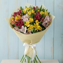 Букет цветов из:  Альстромерии в Дубне Чеховского района