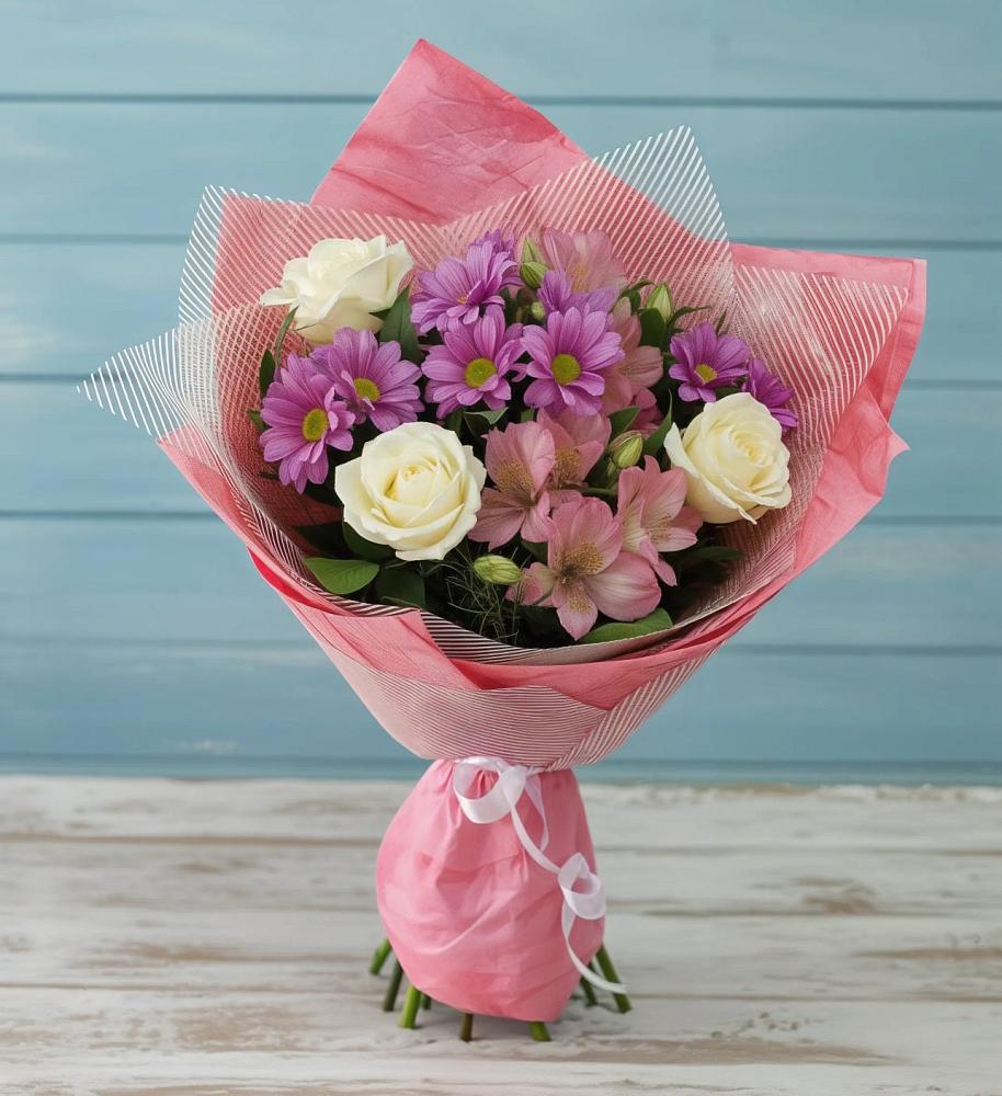 Букет цветов из: Герберы в Дубне Чеховского района