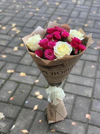 Букет цветов из: Розы в Дубне Чеховского района